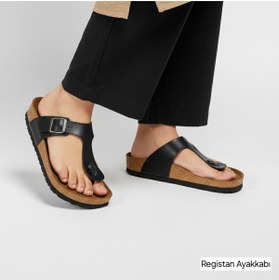 Resim Registan Shoes LANCE UNİSEX KADIN VE ERKEK-Terlik-Parmak Arası Terlik-Anatomik Mantar Taban 