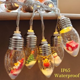 Resim Şaşırtıcı 10 LED Noel Dilek Şişesi Peri Işıkları - Pil ile Çalışan, Sevgililer Günü, Düğünler, Partiler ve Ev Dekoru için Mükemmel (Piller Dahil Değildir) Cadılar Bayramı Süslemeleri, Yılbaşı Süslemeleri 