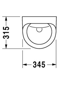 Resim Duravit Utronic Kendinden Yıkama Sistemli Pisuvar Elektrikli-0830370093 
