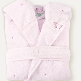 Resim Astra Nakışlı %100 Organik Pamuk Bebek & Çocuk Bornozu - 4-5 Yaş 