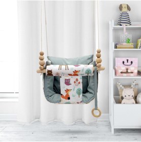Resim Sallansana Orman Mint Kombin Dream Swing Salıncak 