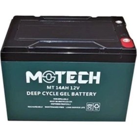 Resim Motech 12 Volt 14 Ah Amper Jel Akü - Deep Cycle 