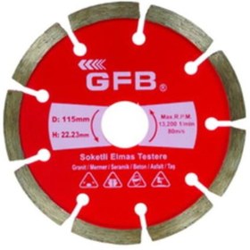 Resim GFB Soketli Elmas Testere 180 mm 