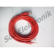 Resim Cat6 - 3 Metre Kırmızı / 24 Awg / Kablo 1 Paket - 5'Li 