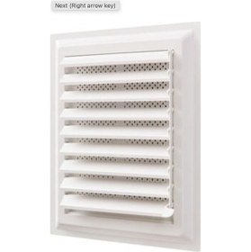 Resim Plastik Banyo Wc Havalandırma Menfezi Yüzeysel Hareketli 48 X 48 Cm 