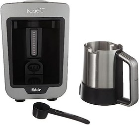 Resim Fakir Kaave Steel Türk Kahvesi Makinesi, ‎735 W, 4 Fincan Kapasite, ‎26 x 22 x 30 cm, Silver Stone 