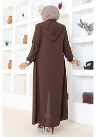 Resim Biye Detaylı Mahzen Ferace Kahve 