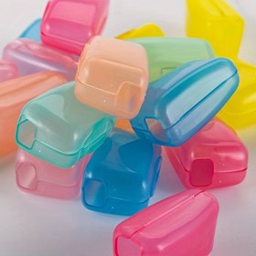 Resim 10/20 adet Renkli Diş Fırçası Başlıkları - Taşınabilir Koruyucu Kapaklar, Temiz Taze Nefes, Şeffaf Plastik Tasarım, Snap Kap ile, Seyahat ve Günlük Kullanım için Mükemmel, Banyo Aksesuarları | Şeffaf Tasarım | Renkli Koruma 