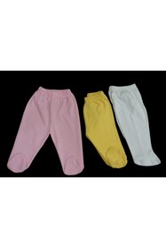 Resim özdemirli bebe Patikli Alt Pijama Ayaklı 3'lü 