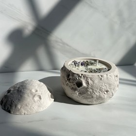 Resim Uzay Ay Depolama Kutusu Silikon Kalıp Seti DIY Selen Mum Kupa Epoksi Reçine Alçı El Yapımı Beton Çimento El Sanatları Bitki Saksısı Mumluk Kap Konteyner Kalıbı Ev Dekorasyon Malzemeleri 