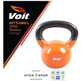 Resim Voit Vinyl Kettlebell 10 KG Turuncu 
