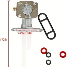 Resim Tongdashop Yamaha Suzukı Motosiklet Tip B Benzin Yakıt Petrol Tap Valfi Pw80 Ttr90 Drz400 