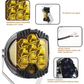 Resim Astra Baja Style Shooter Offroad Projektör LED Lamba 5 inç 