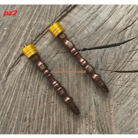 Resim DMAX PZ2 STOPLU VİDA SIKMA UCU MIKNATISLI ÇİFT YÖNLÜ YILDIZ BİTS UÇ 10 ADET 