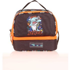 Resim Kaukko Kids Beslenme Çantası Cube Shark L7175 Siyah 