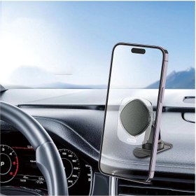 Resim Go Des GD-HD935 360 Derece Dönebilen Magnetik Düz Zemin Araç Telefon Tutacağı - Siyah 