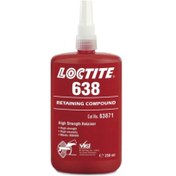 Resim LOCTİTE 638 250 Ml Anaerobik Yükseltilmiş Isı Dayanımlı Sıkı Geçme 0,25 Mm 