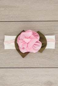 Resim Babygiz El Yapımı Yumuşak Eşsiz Aksesuarlı Doğal Pamuklu Penye Bebek Çocuk Kız Bandana Doğa Serisi 