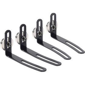 Resim Traxxas Redcat Axial Scx10 İçin 4 Adet Manyetik Metal Rc Araç Gövde Montaj Braketi - 1/10 Ölçekli 