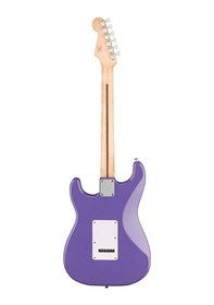 Resim Squier 0373150517 Sonic Stratocaster Elektro Gitar Ultraviolet Mor Renk Laurel Klavye Ve Beyaz Pickguard 