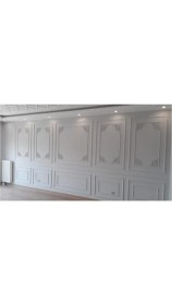 Resim PremiumPort Dekoratif Boyanabilir Duvar Çıtası ve Köşe Motifleri Seti, Şık ve Özgün Tasarım 