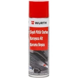 Resim Würth Siyah Pütür Koruyucu Alt Koruma Boyası 500 ml 