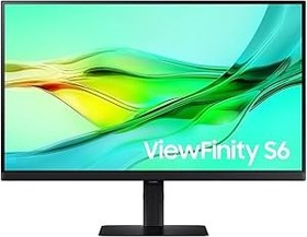 Resim Samsung ViewFinity S6 S60UD, 32" inç QHD Monitör, 2560 x 1440, 5ms, IPS, 100Hz, HDR10, USB-C, KVM, Pivot ayarı, LS32D600UAUXUF 