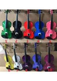 Resim Paganini 4/4 Tam Boy Kırmızı Rek Keman Set-Kılıf-Yay-Reçine Dahil 