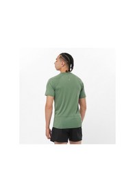 Resim Salomon Salomon Cross Run Erkek Yeşil Koşu Tişört 18008 Yeşil 