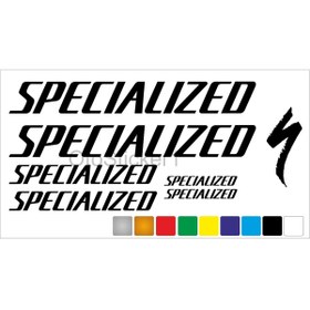 Resim Outletore Specialized Bisiklet Kadro Sticker Set Premium Kalite 