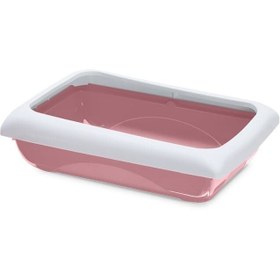 Resim İmac Dodo Açık Kedi Tuvaleti Pembe 45.5x31x13.5 Cm 