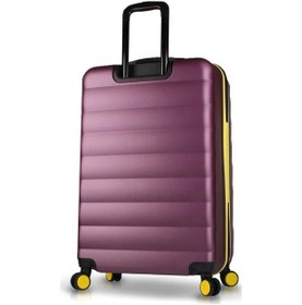 Resim My Valice Colors Abs Büyük Boy Mürdüm Valiz Mürdüm 