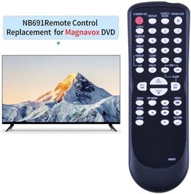 Resim RETROSUN NB691UD Yedek Uzaktan Kumanda Magnavox DVD Oynatıcı MDV2300 MDV2300/F7 MDV3400/F7 DP100MW8B DP100MW8BA DP100MW8BB DP100MW8BB DP100FX4 DP170FX4 MDV2170FX4 ile Uyumlu 00/F7 4 Ay 