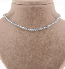 Resim OSMANLI DEĞERLİ TAŞ Sertifikalı Mavi Topaz Doğal Taş Kolye4mm 