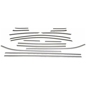 Resim Ford Uyumlu Fiesta Mk7 2019+ 16 Parça Cam Çerçevesi 