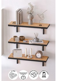 Resim Duvar Rafı Uçan Raf Duvar Rafı Tv Rafı Kitaplık Rafı 80 X 19 Cm Çam Çam 