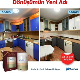Resim Stella Su Bazlı Saf Akrilik Boya Tüm Renkler 0,5lt Her Yeri Boyar Diğer 