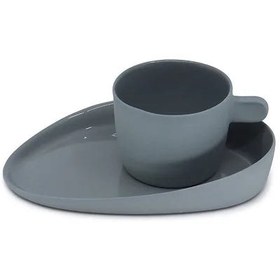 Resim Amorphous Turkish Coffee Set - Grey 