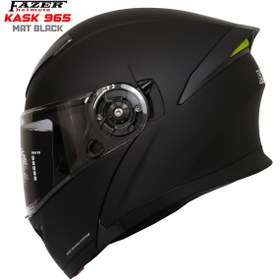 Resim FAZER 965 MAT SİYAH KASK 