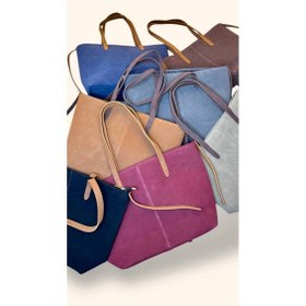 Resim Lovelystore Kadın Süet Geniş Hacimli Fermuarlı Günlük Tote Model Büyük Boy 40x28 Siyah 