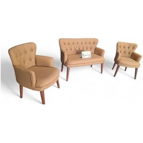 Resim Ahşap Ayaklı Deri Ofis Koltuğu Ve Kanepeleri Deri Ofis Koltuğu Büro Mobilyası Koltuk Takımı Kapicino 