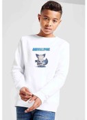 Resim Nix Zooba Battle Royale Articfox Baskılı Unisex Çocuk Beyaz Swea Beyaz 