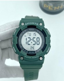 Resim Penly Dijital Kol Saati 349 Model Yeşil +4 Renk Kronometre-alarmlı 5atm Su Geçirmez 