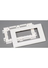 Resim Legrand 638038 Kablo Kanalı Için 4Modül Kaide+Çerçeve 10 Adetli 