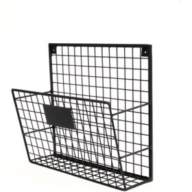 Resim Wess Dizayn Metal Duvar Rafı Dergilik 