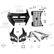 Resim Mondial Rx1 Enduro Şasi Alt Koruma (503247334) 