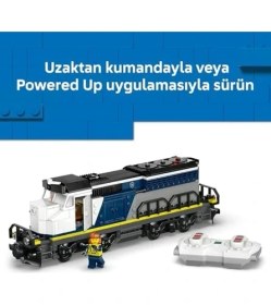 Resim Assess Store City Treni Soygunu 60508 - 7 Yaş ve Üzeri Çocuklar Için Dedektif, Memuru, Tren Makinisti ve 3 Hırsız Minifigürü Içeren Yaratıcı Oyuncak Yapım Seti, Hediye Fikri (1313 Parça) 