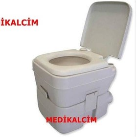 Resim Medikaltec Su Tanklı Hasta Yatağın Başucunda Suyu Olan Tuvalet 