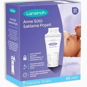 Resim Lansinoh Süt Saklama Poşeti 50'li 
