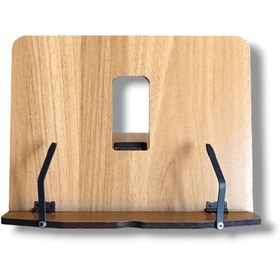 Resim hü ma tasarım ve aksesuar Hüma Ahşap Tablet Telefon Tutucu Ayarlanabilir Kitap Okuma Sehpası Standı Rahle 